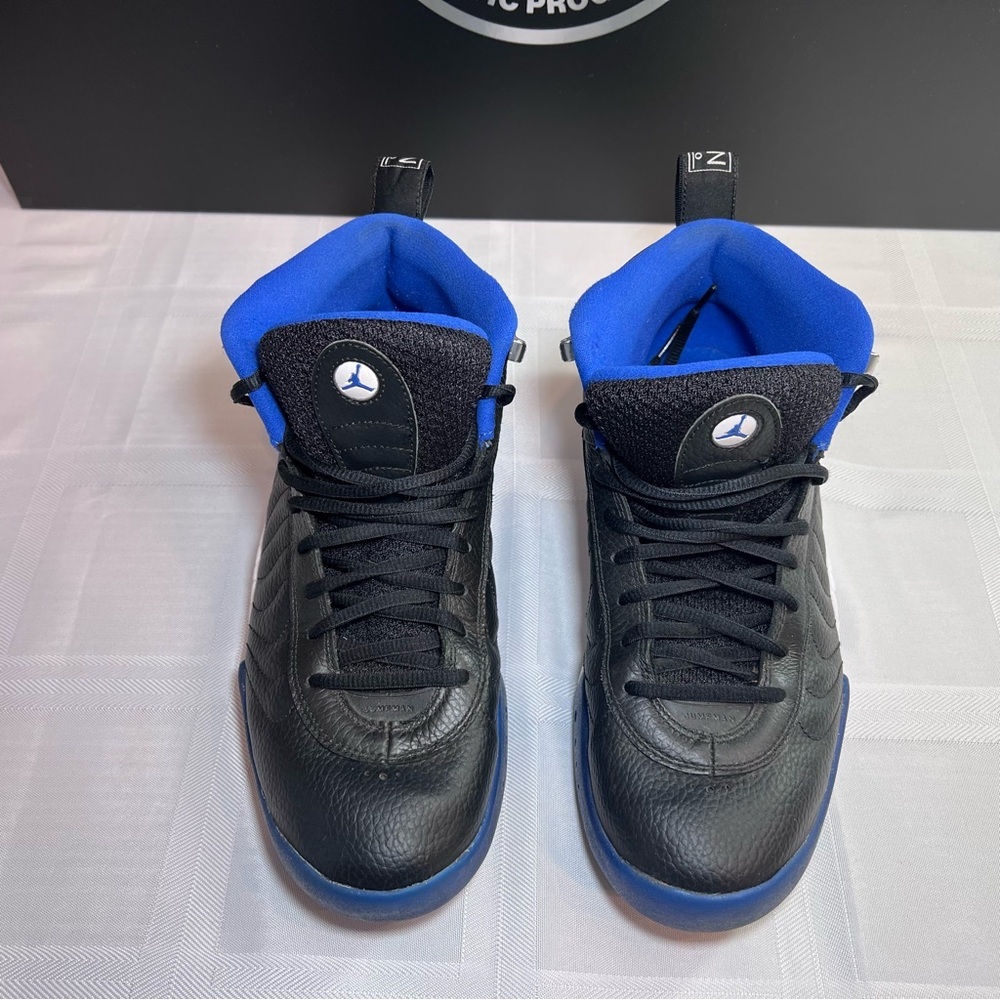 AIR JORDAN JUMPMAN PRO MID 'BLACK VARSITY ROYAL - Picture 6 of 9